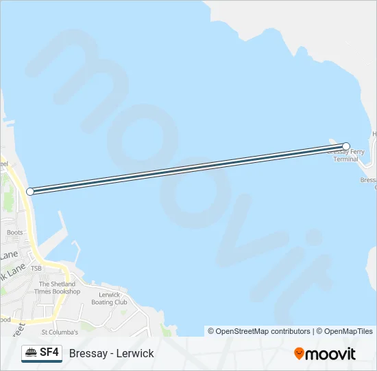 SF4 Ferry Line Map