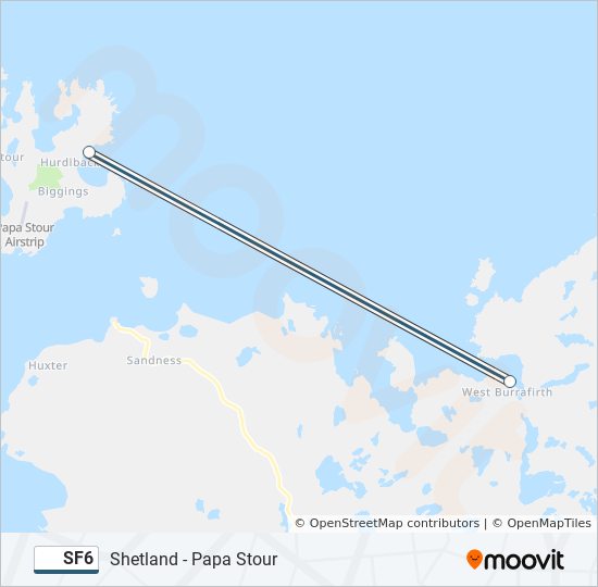 SF6 ferry Line Map