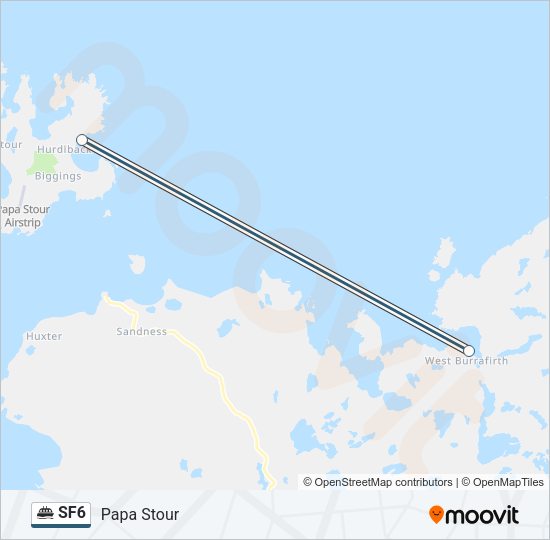 SF6 Ferry Line Map