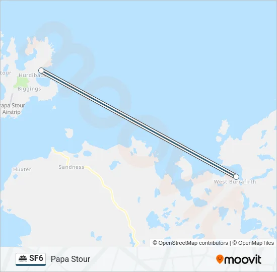 SF6 Ferry Line Map