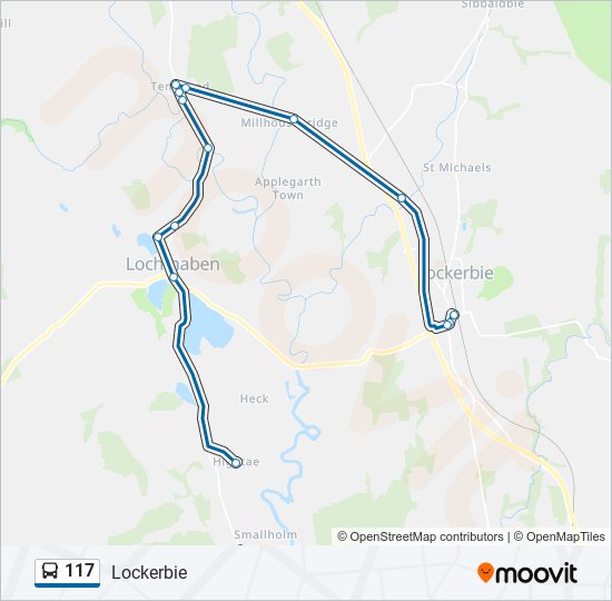 117 Route: Schedules, Stops & Maps - Lockerbie (Updated)
