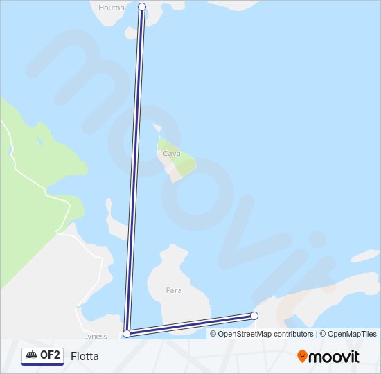 OF2 Ferry Line Map