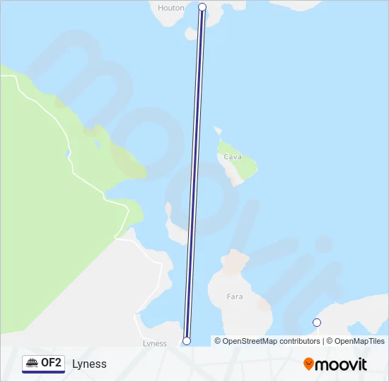 OF2 Ferry Line Map