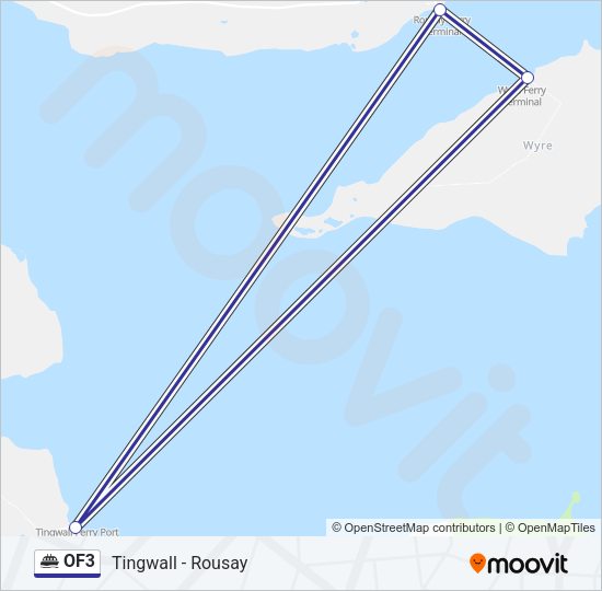 OF3 Ferry Line Map