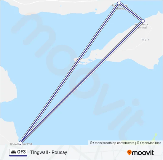 OF3 Ferry Line Map