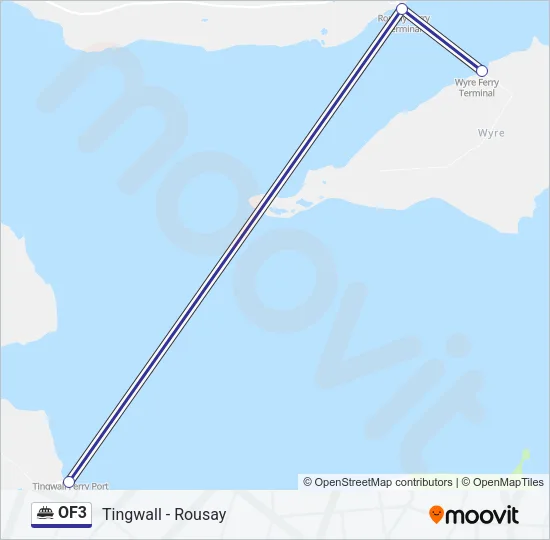 OF3 Ferry Line Map