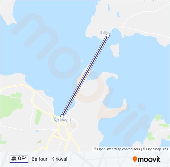 OF4 Ferry Line Map
