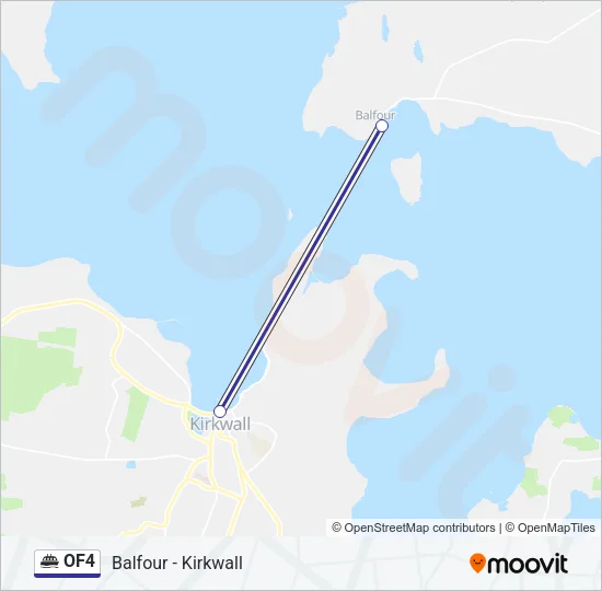 OF4 Ferry Line Map