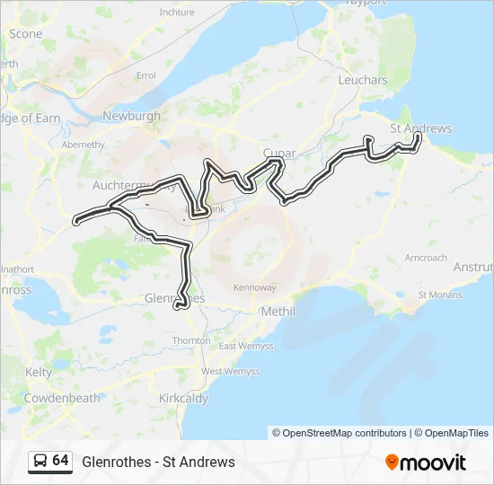 64 Route: Schedules, Stops & Maps - St Andrews (Updated)