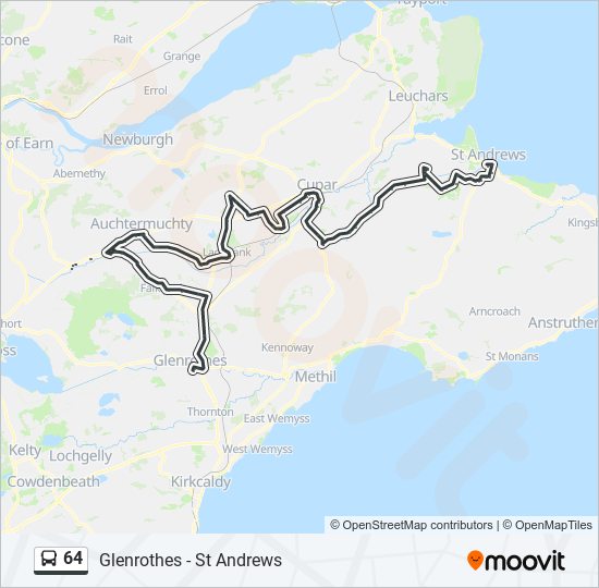 64 Route Schedules, Stops & Maps St Andrews (Updated)