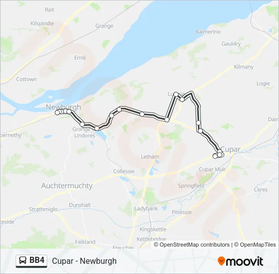 BB4 Bus Line Map
