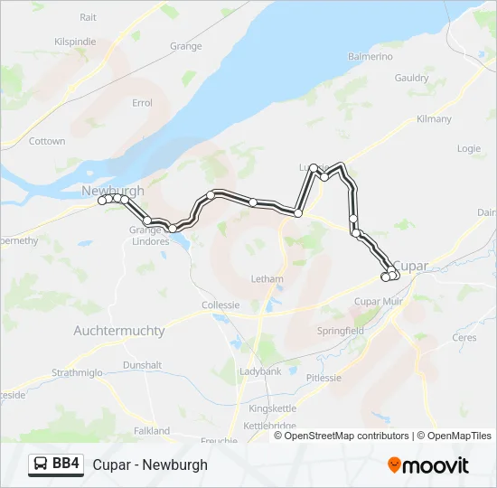 BB4 Bus Line Map