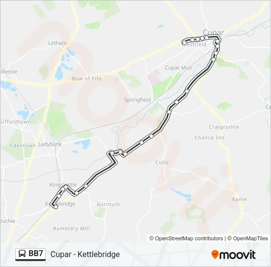 BB7 Bus Line Map