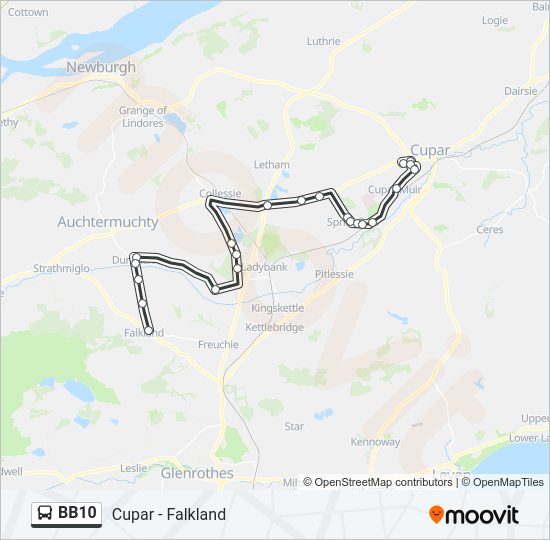 BB10 Bus Line Map