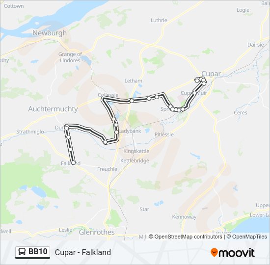 BB10 Bus Line Map