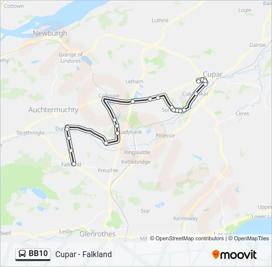 BB10 Bus Line Map