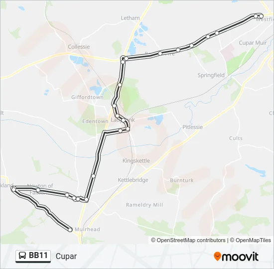 BB11 Bus Line Map