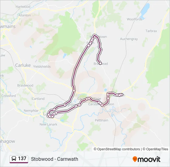 137 Bus Line Map