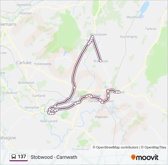 137 Bus Line Map