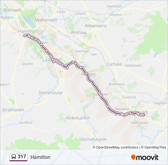 Bus 317 Route Map 317 Route: Schedules, Stops & Maps - Hamilton (Updated)