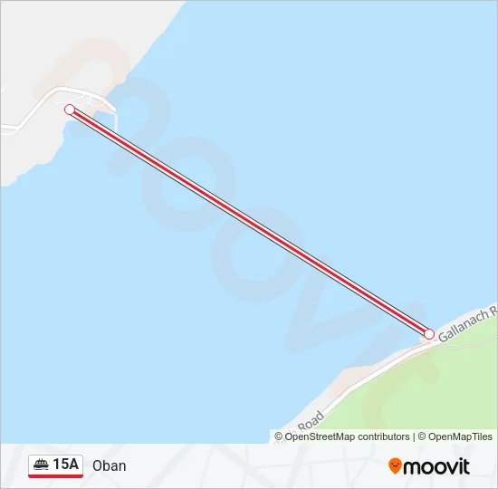 15A Ferry Line Map