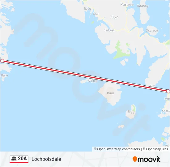 20A Ferry Line Map