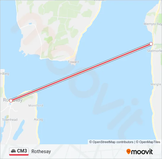 CM3 Ferry Line Map