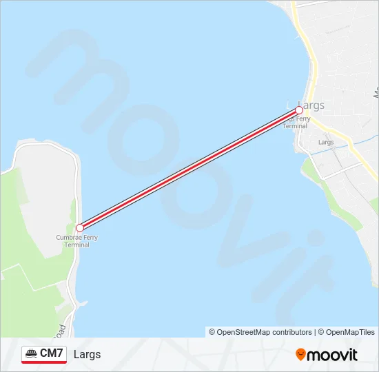 CM7 Ferry Line Map