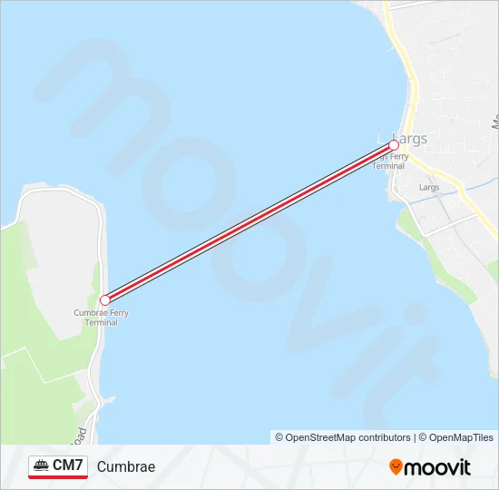 CM7 Ferry Line Map