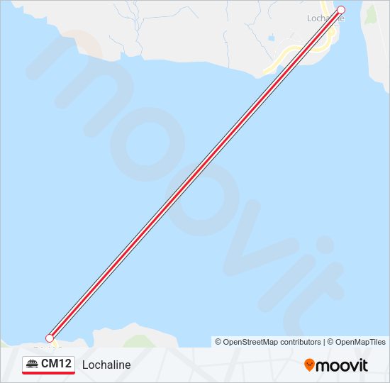 CM12 Ferry Line Map