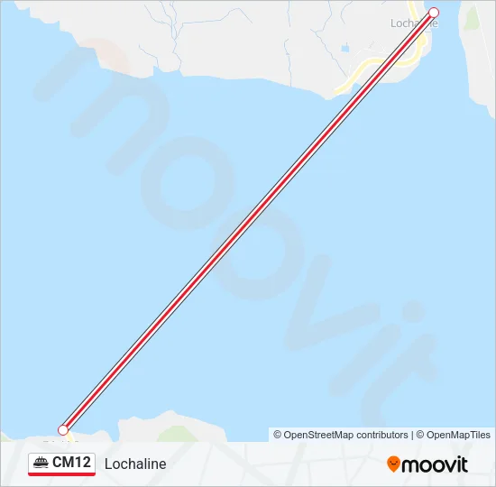 CM12 Ferry Line Map
