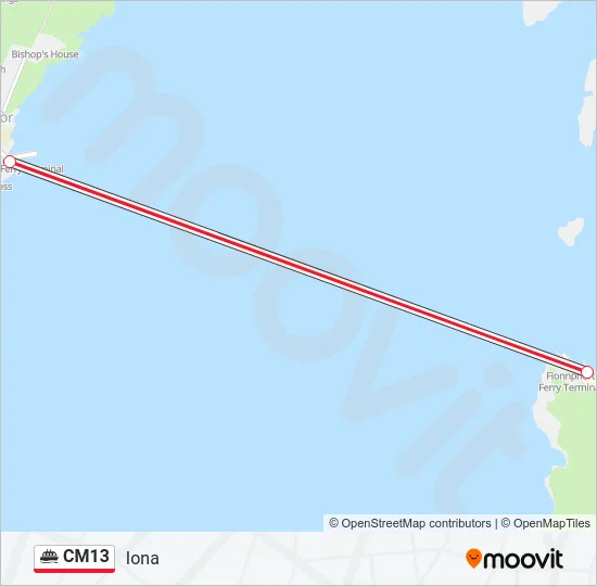 CM13 Ferry Line Map
