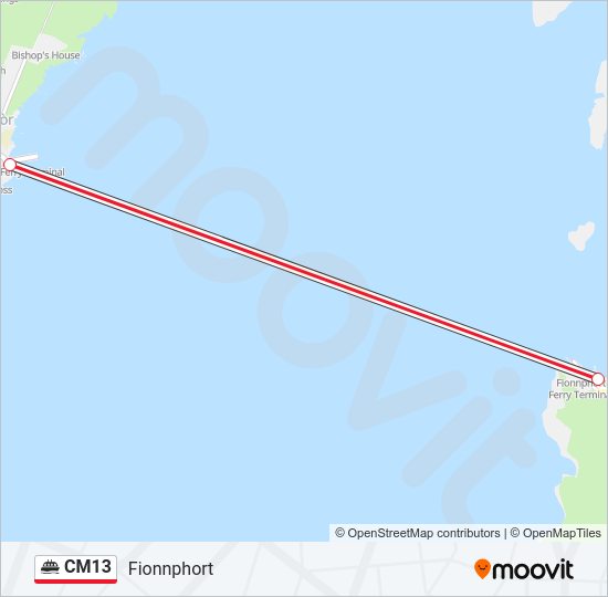 CM13 Ferry Line Map
