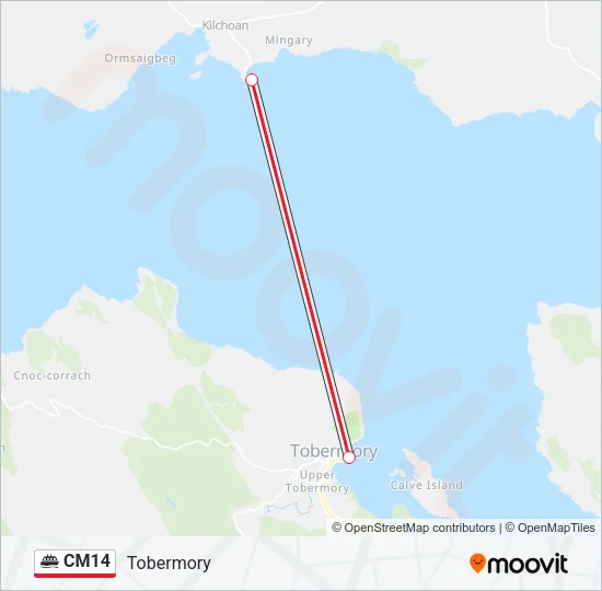 CM14 Ferry Line Map