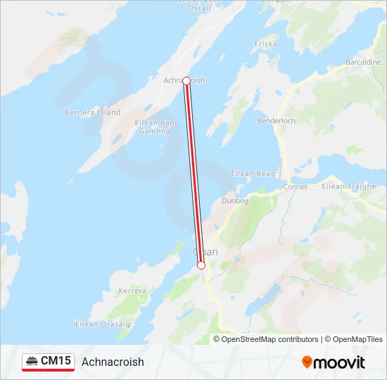 CM15 Ferry Line Map