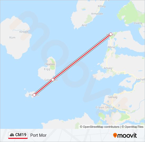 CM19 Ferry Line Map