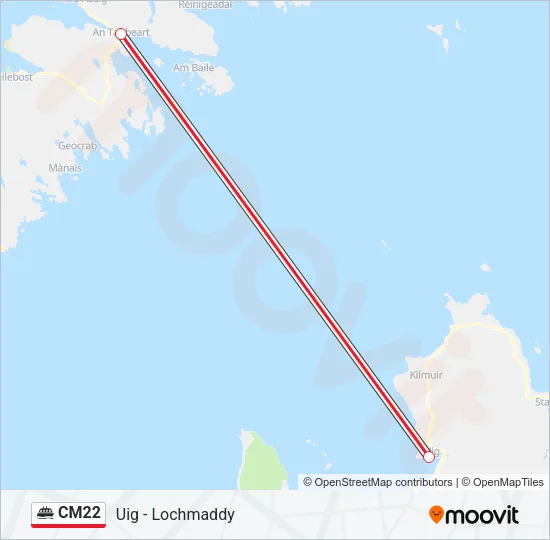 CM22 Ferry Line Map