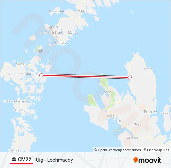 CM22 Ferry Line Map