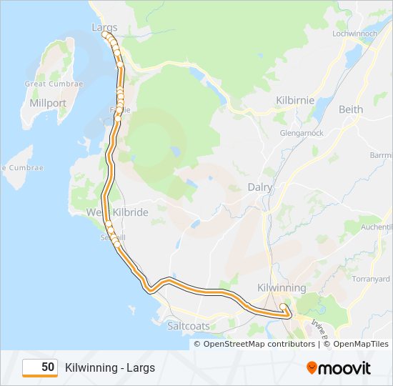 50 Route Schedules, Stops & Maps Kilwinning (Updated)