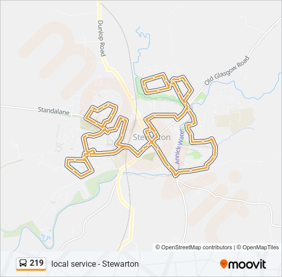 219 Route Schedules, Stops & Maps Stewarton (Updated)