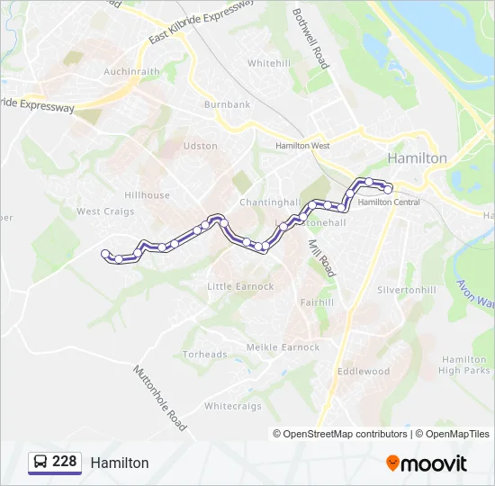 228 Bus Line Map