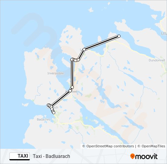 TAXI bus Line Map