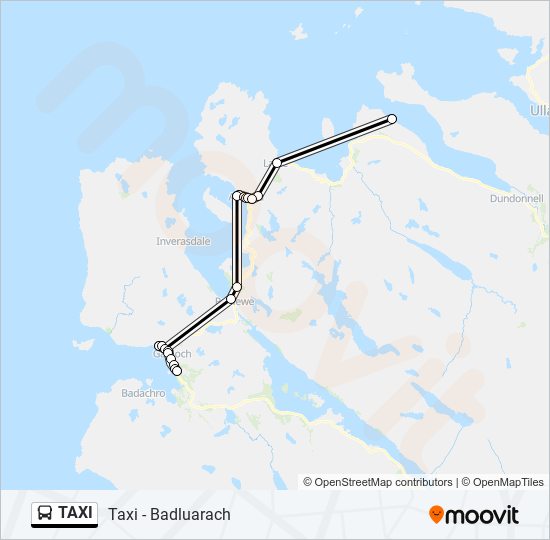 TAXI bus Line Map
