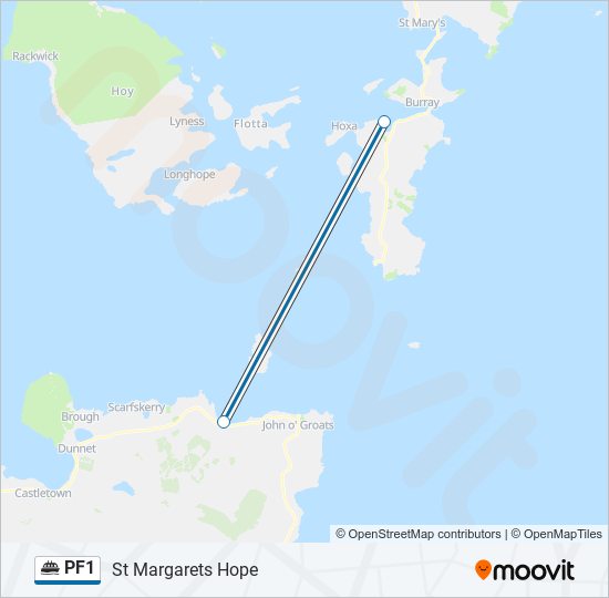 PF1 ferry Line Map