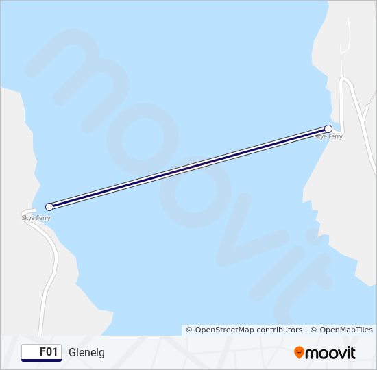 F01 ferry Line Map