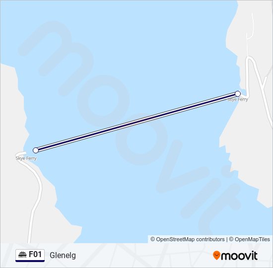 F01 Ferry Line Map