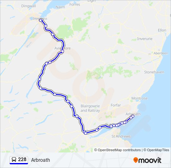 228 Bus Line Map