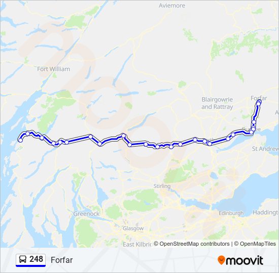 248 Bus Line Map