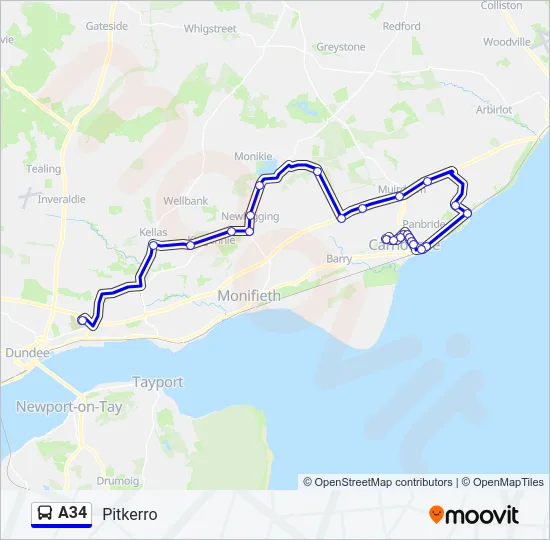 A34  Line Map