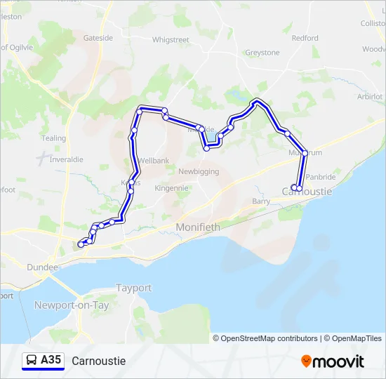 A35  Line Map